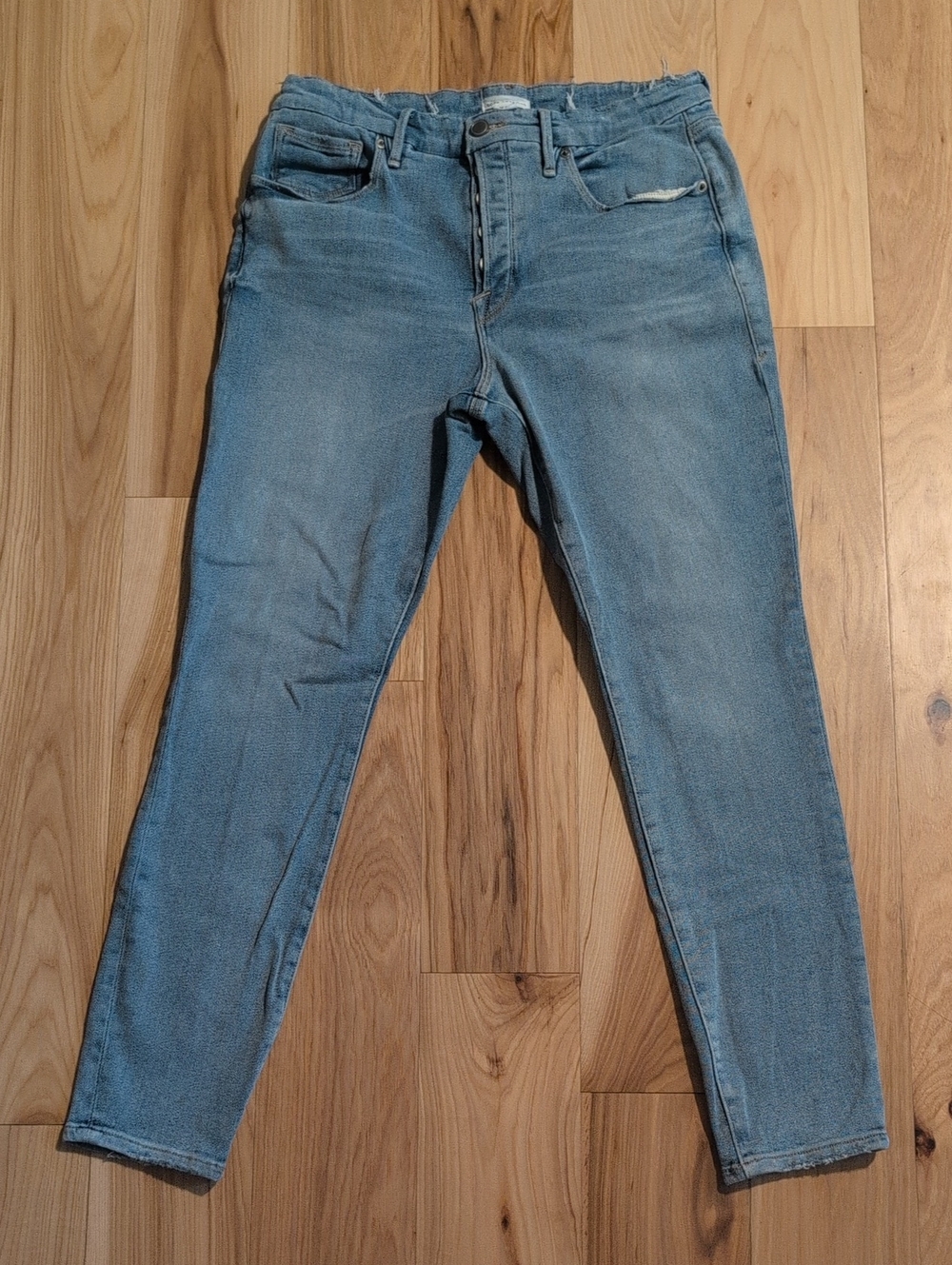 Good American Light Blue Skinny Jeans